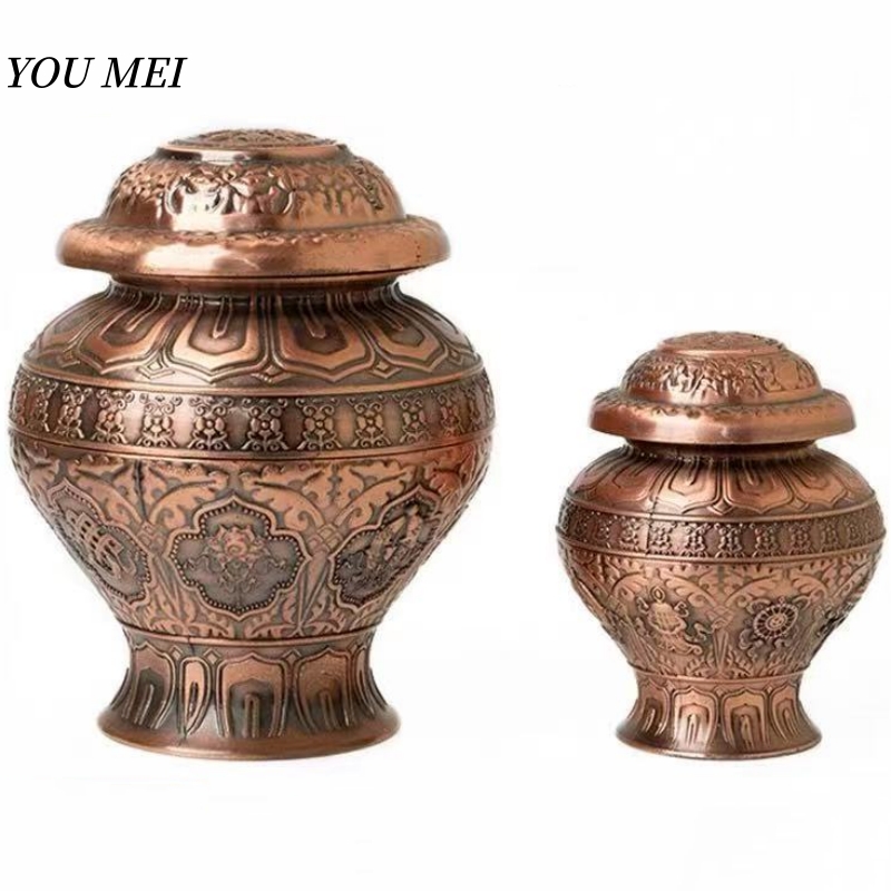 Food Storage Metal Box - Toples Bergaya Tibet, Kotak Penyimpanan Logam