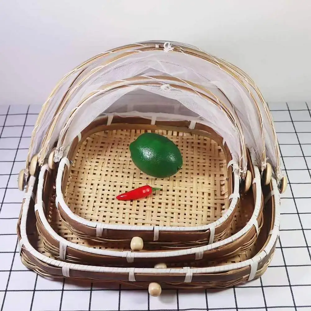 Food Storage Net - Tenda melayani makanan bambu tenunan tangan,