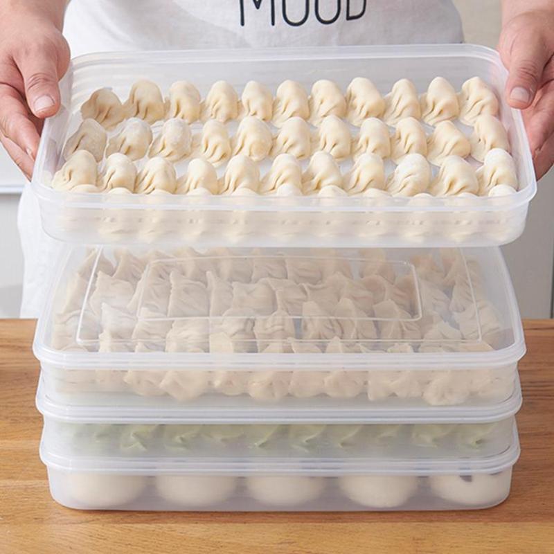 Food Storage Order - Kotak Penyimpanan Dapur Transparan, Organizer Kulkas,