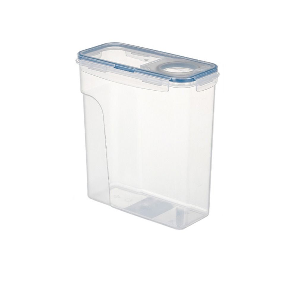 Food Storage Kitchen Container Set - Wadah Penyimpanan Sereal Plastik Transparan, Tangki