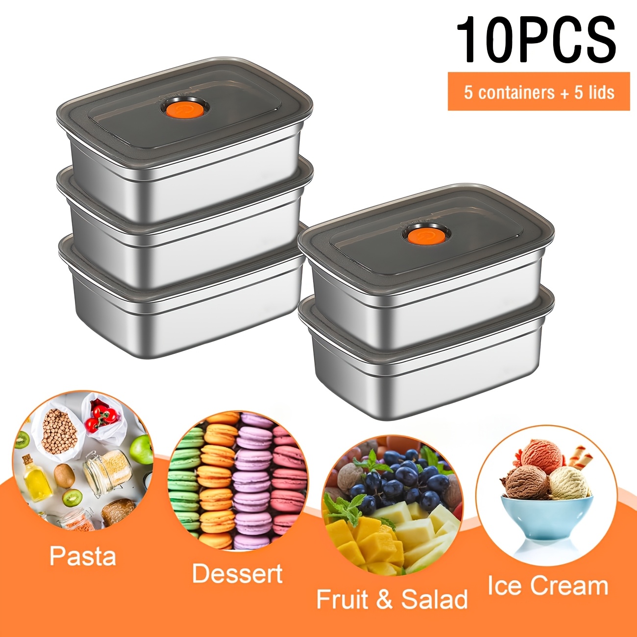 Food Storage For Restaurant - 10 Wadah Penyimpanan Makanan dari Stainless