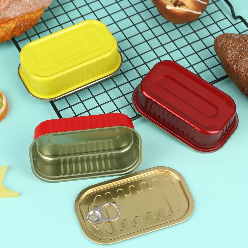Food Storage Boxes With Lids - 2 Buah Kotak Penyimpanan Logam Mini