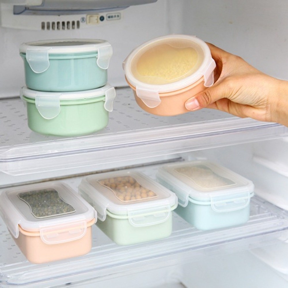 Food Storage Lock Box - 5PCS Wadah Penyimpanan Makanan Plastik Segar