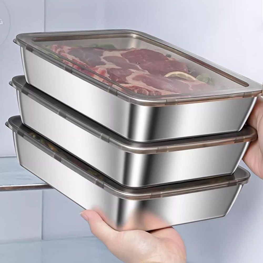 Storage Food Tray - Nampan Sajian Stainless Steel Food Grade