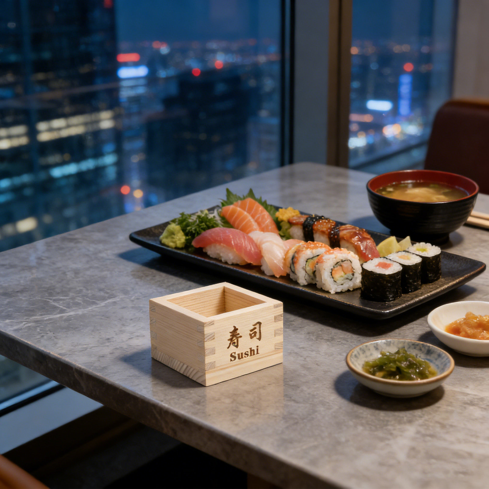 Storage Food Tray - Cangkir Sake Masu Jepang, Kotak Sake