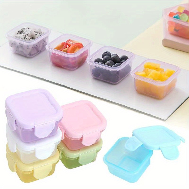 Food Storage Kitchen Container Set - Wadah Penyimpanan Makanan Plastik Kecil Anti