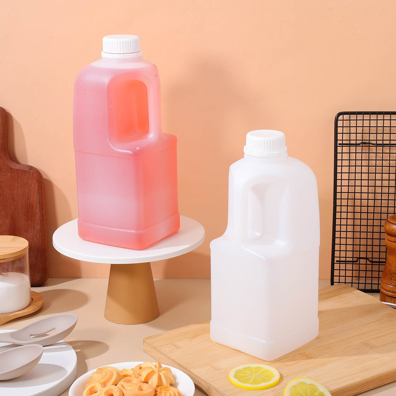 Food Storage Plastic Container - 3 Buah Jug Penyimpanan Air Kapasitas