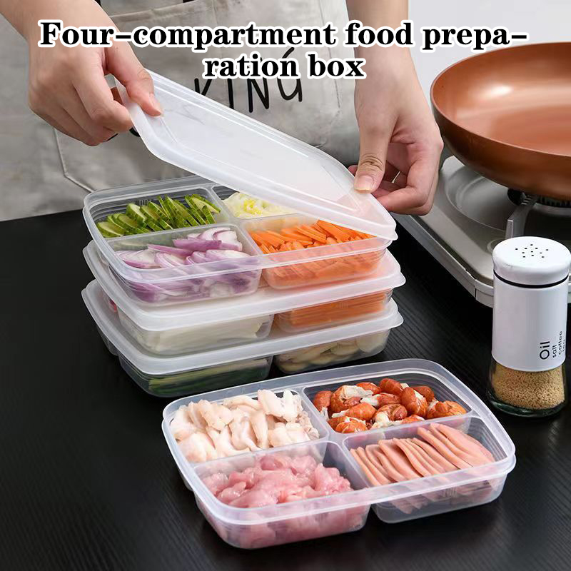 Food Storage Order - Baru! Kotak Penyimpanan Plastik 4 Sekat,