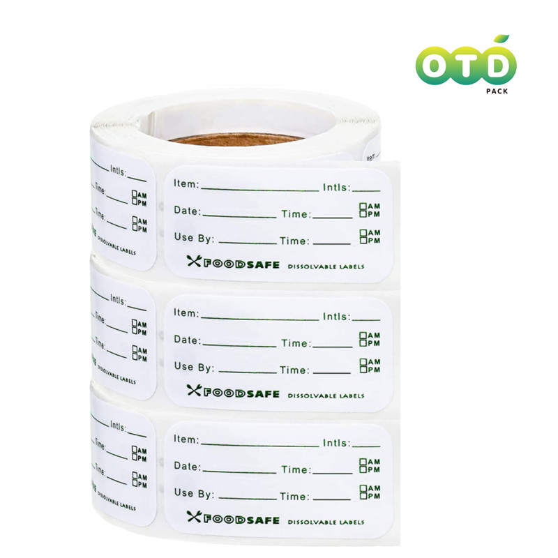 Food Storage For Restaurant - 300/Buah Label Penyimpanan Makanan Perekat Label