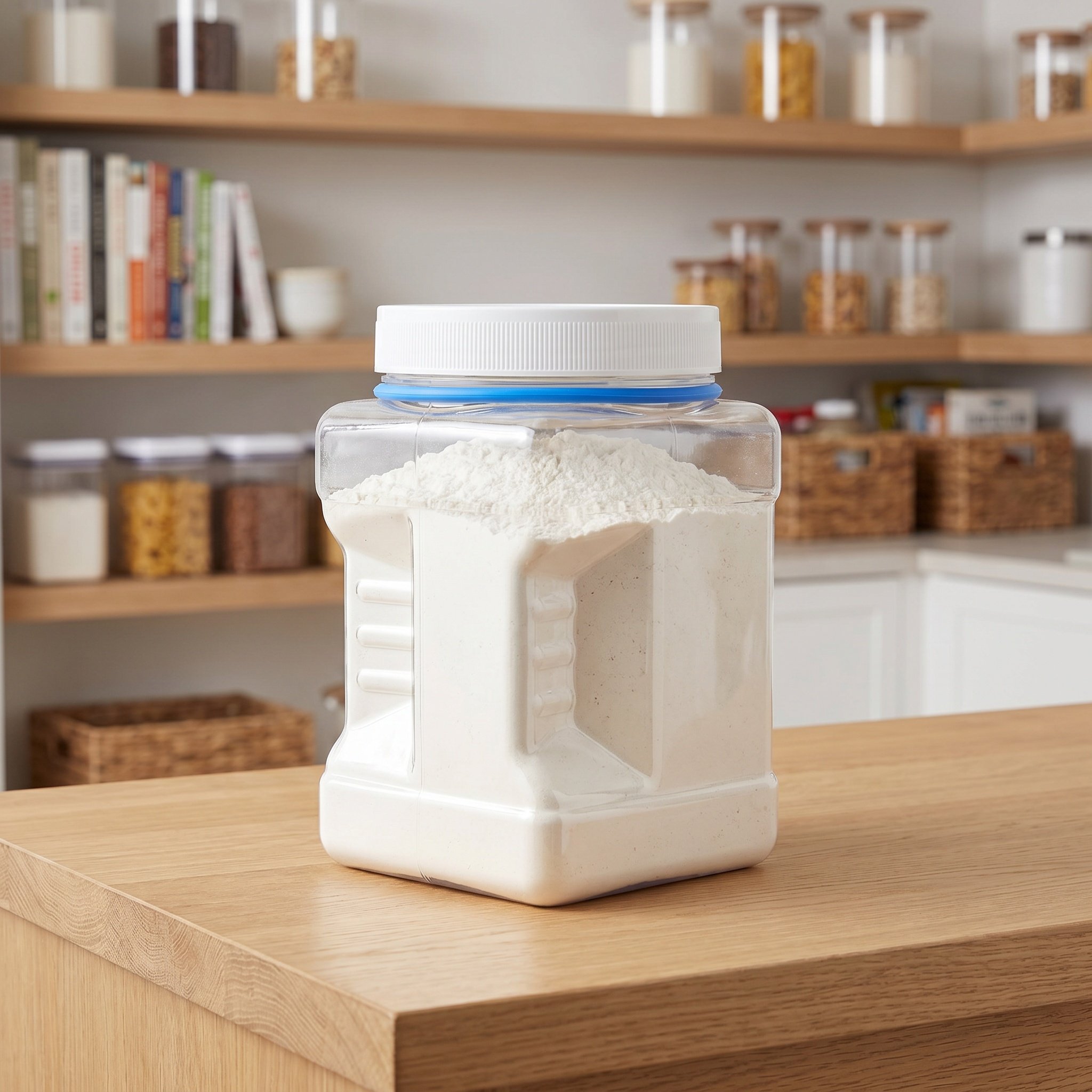 Food Storage Plastic Container - 6 Buah Stoples Penyimpanan Kedap Udara