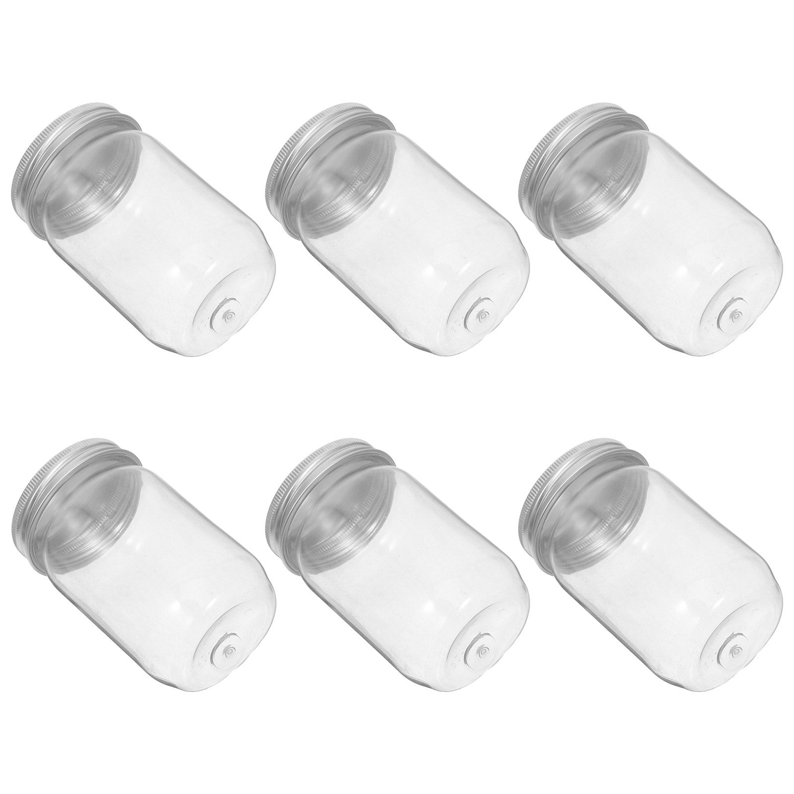 Food Storage Plastic Container - 6 Buah Stoples Plastik Bening dengan