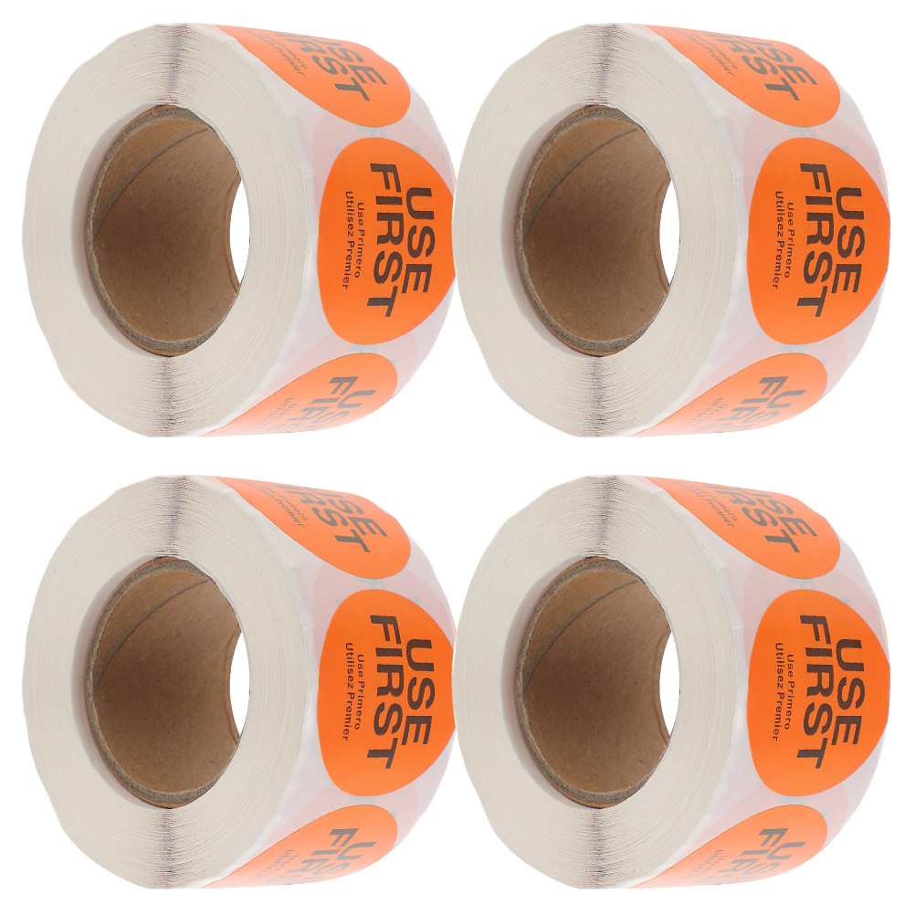 Food Storage For Restaurant - 4 Rol Stiker Label Layanan Makanan