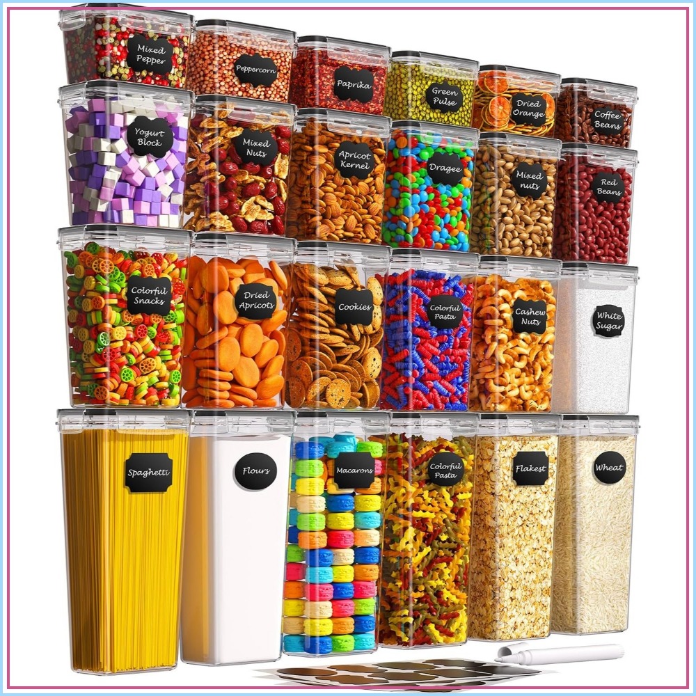 Food Storage Plastic - 24 PCS Wadah Penyimpanan Makanan Kedap