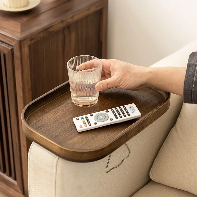 Storage Food Tray - Meja Samping Sofa Model Jepit, Meja