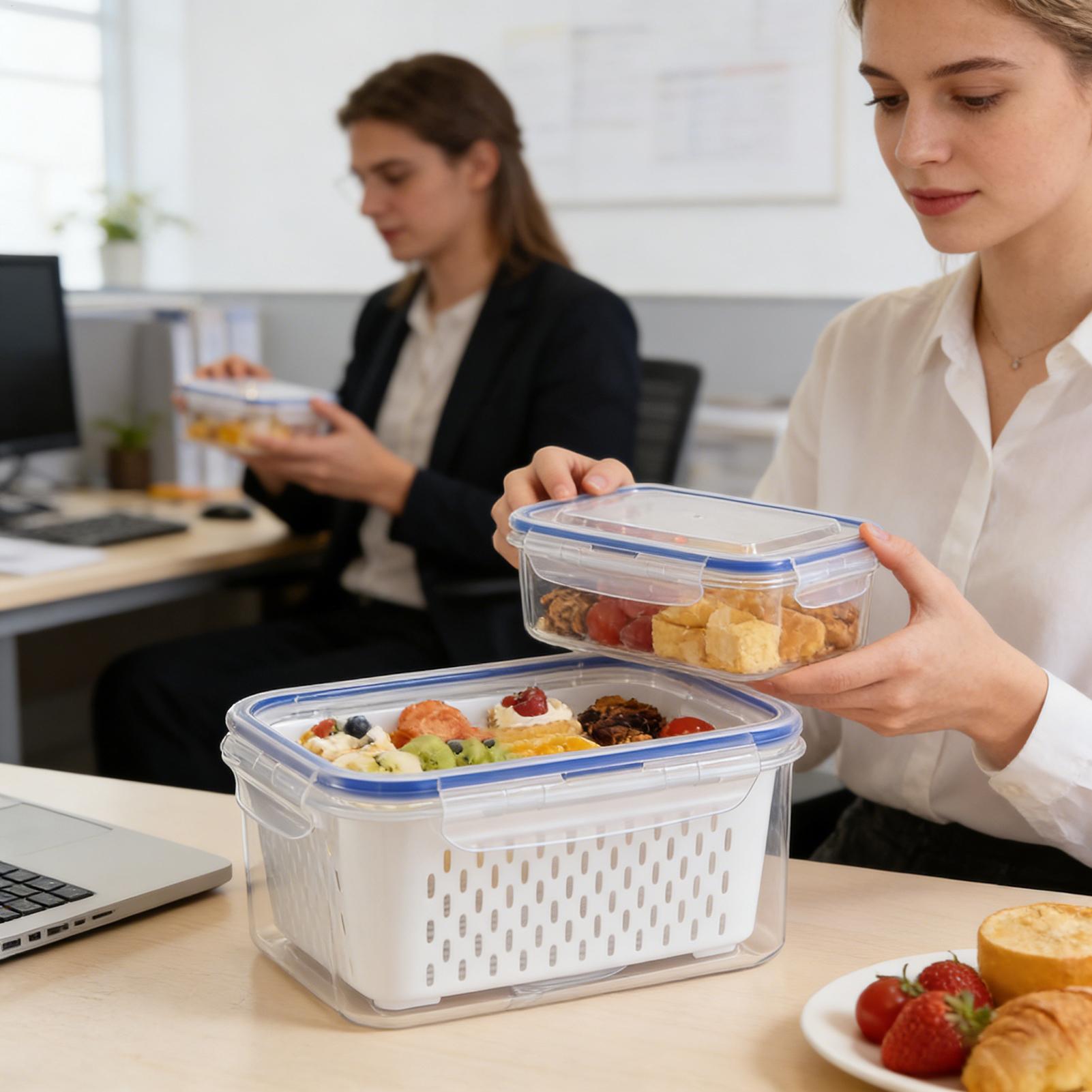 Wadah Penyimpanan Makanan 4 in - Food Storage Plastic Container ulasan dan harga