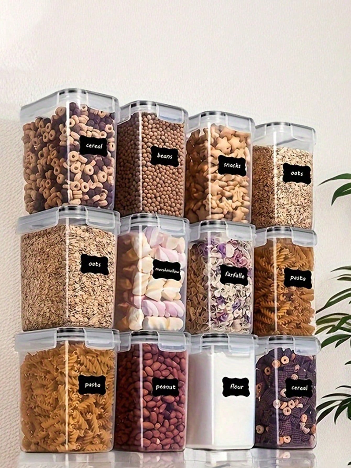 48 buah wadah penyimpanan maka - Food Storage In Pantry ulasan dan harga
