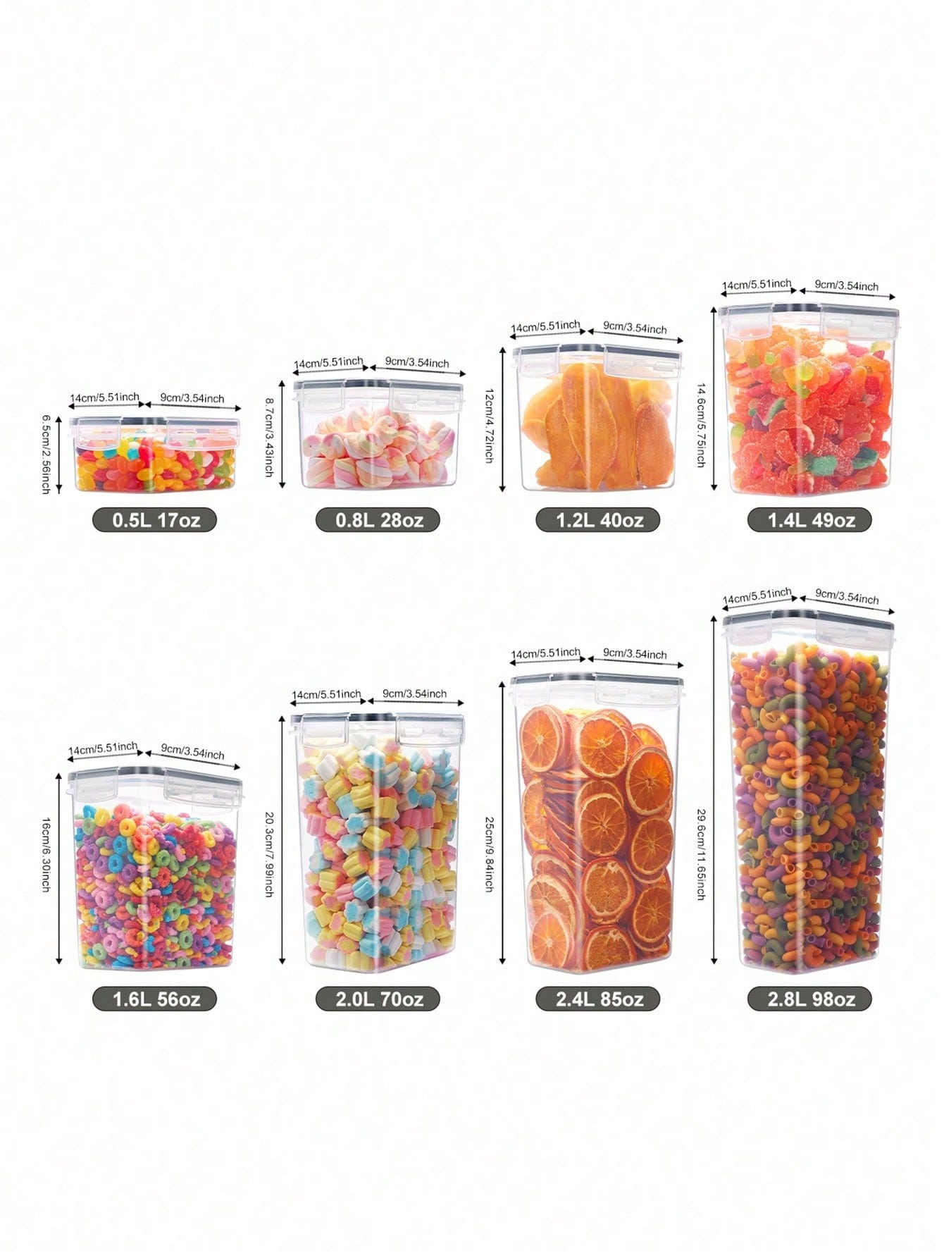 48 buah wadah penyimpanan maka - Food Storage In Pantry ulasan dan harga