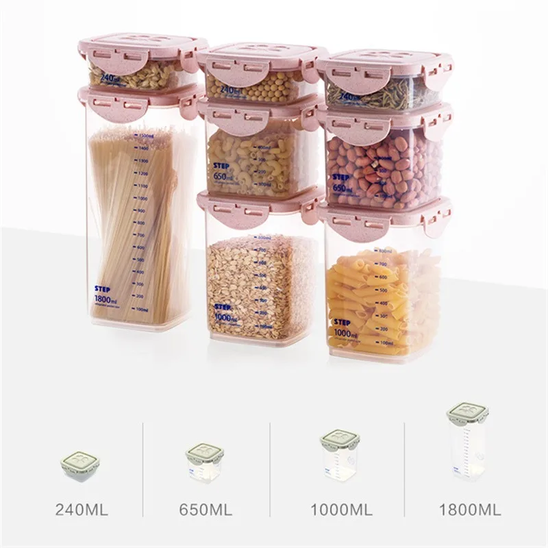 WBBOOMING Kotak Plastik Sehat  - Food Storage Kitchen Container Set ulasan dan harga