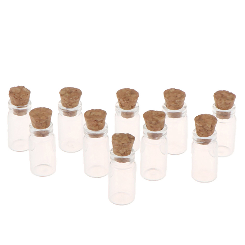 10 Buah 1:12 Model Toples Kaca - Food Storage Glass Jar ulasan dan harga