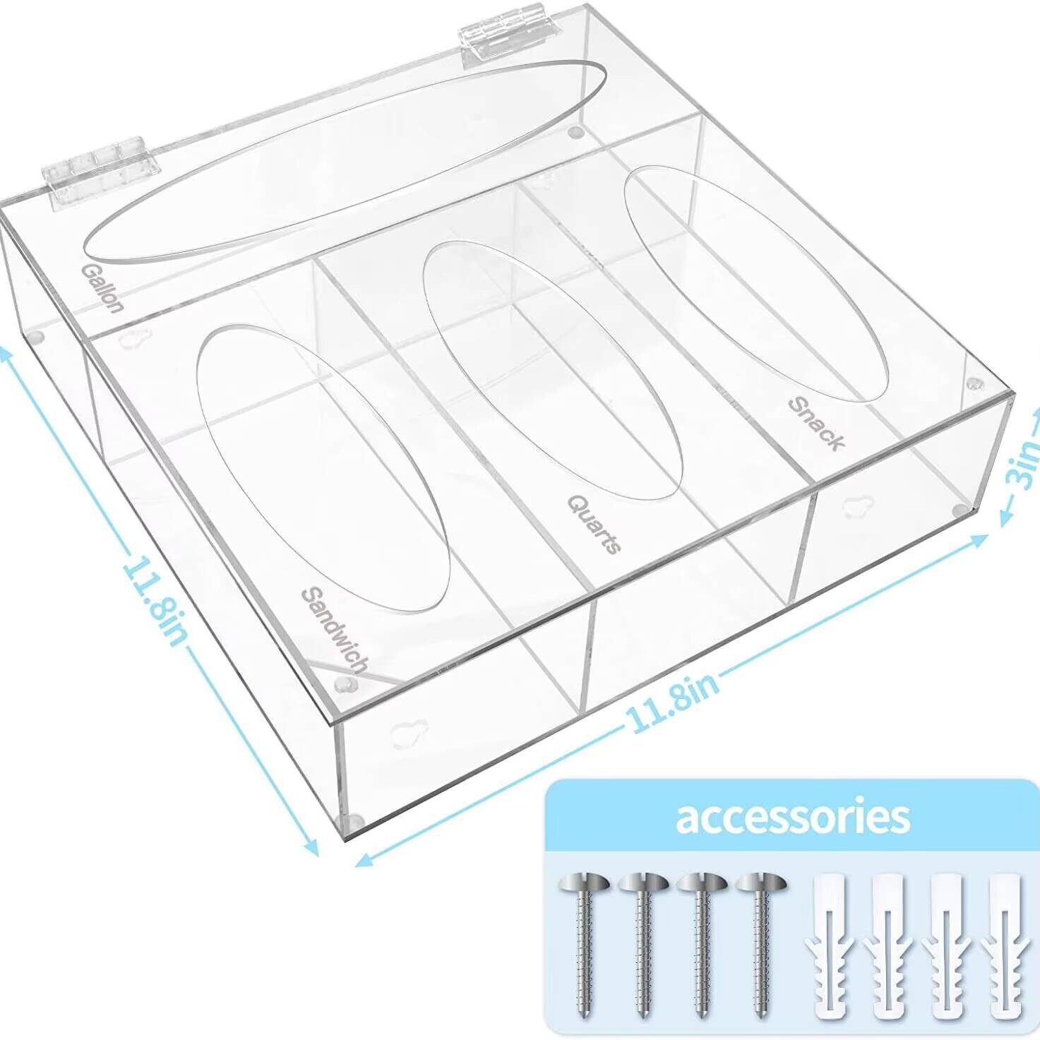 Penyimpanan Organizer makanan  - Food Storage Lock Box ulasan dan harga