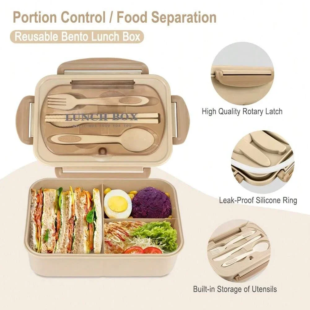 Kotak Bento Dewasa dengan 3 Ko - Food Storage Design ulasan dan harga