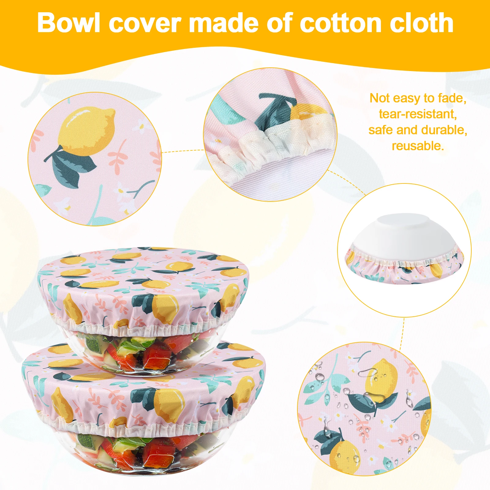 3 Buah Set Penutup Mangkuk Pen - Food Storage Kitchen Container Set ulasan dan harga