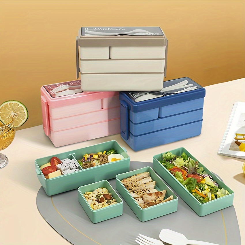Kotak makan siang Bento 1450ML - Food Storage Design ulasan dan harga