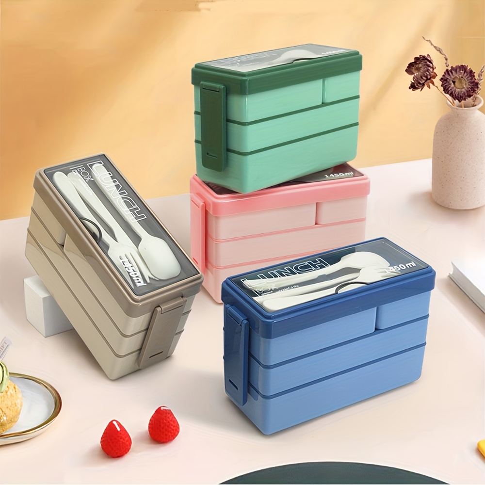 Kotak makan siang Bento 1450ML - Food Storage Design ulasan dan harga