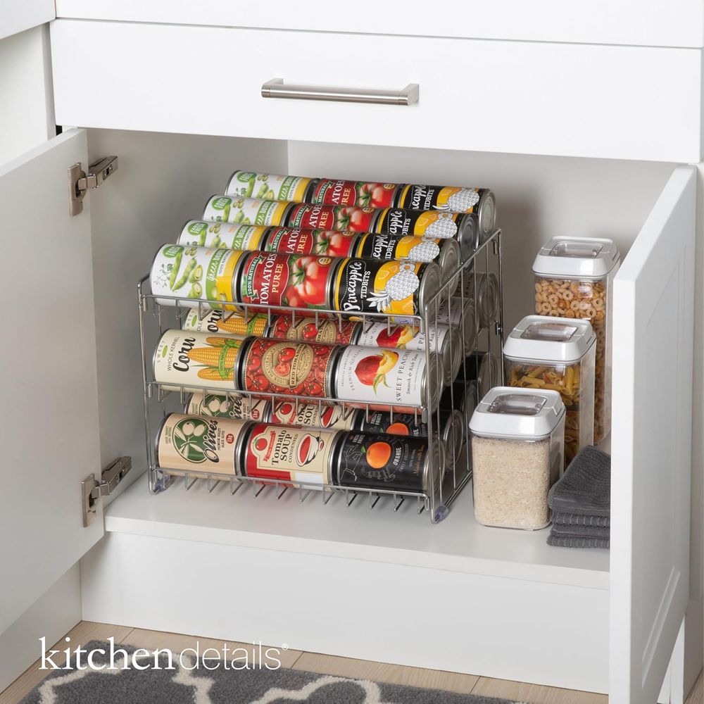 Organizer Kaleng 3 Tingkat |   - Food Storage In Pantry ulasan dan harga