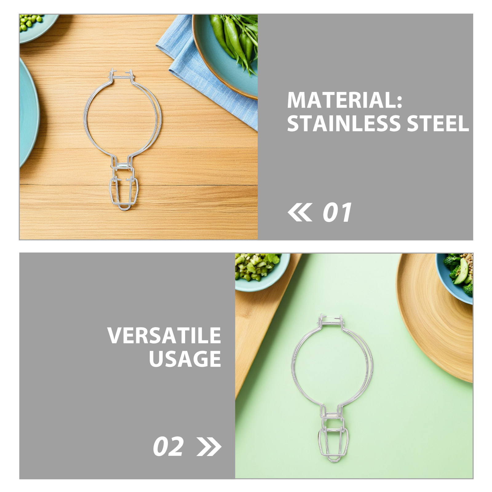 6 Buah Kunci Pegas Penutup Sto - Food Storage Glass Jar ulasan dan harga