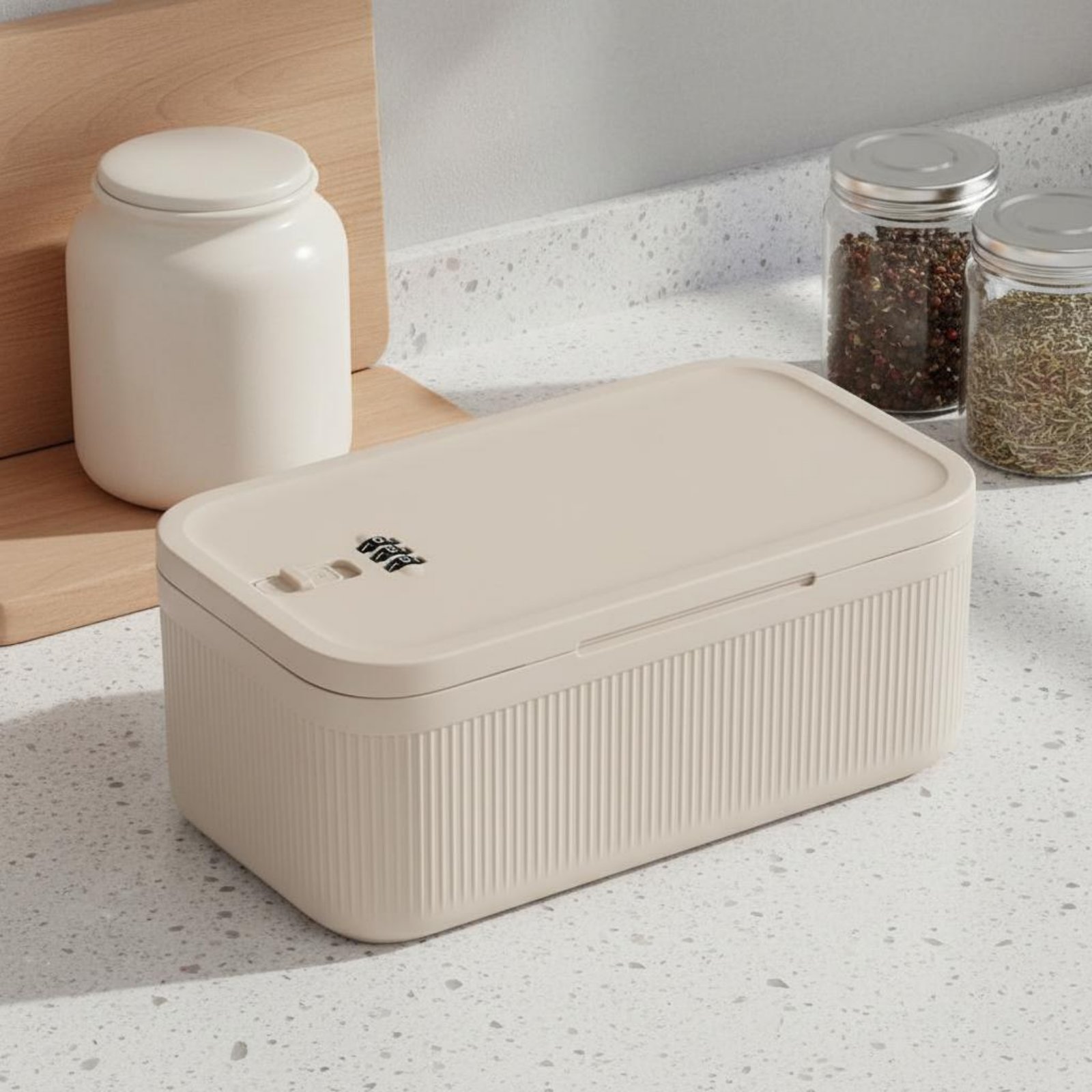 Kotak Kunci Kombinasi Tahan Ba - Food Storage Lock Box ulasan dan harga