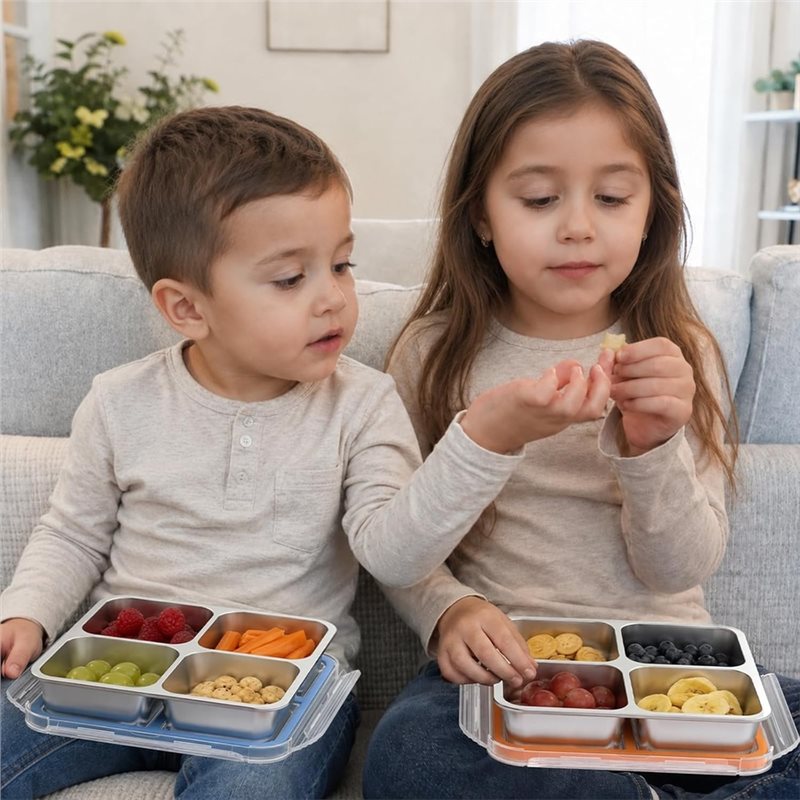 GIGI 4Pack Wadah Makanan Ringa - Food Storage Boxes With Lids ulasan dan harga