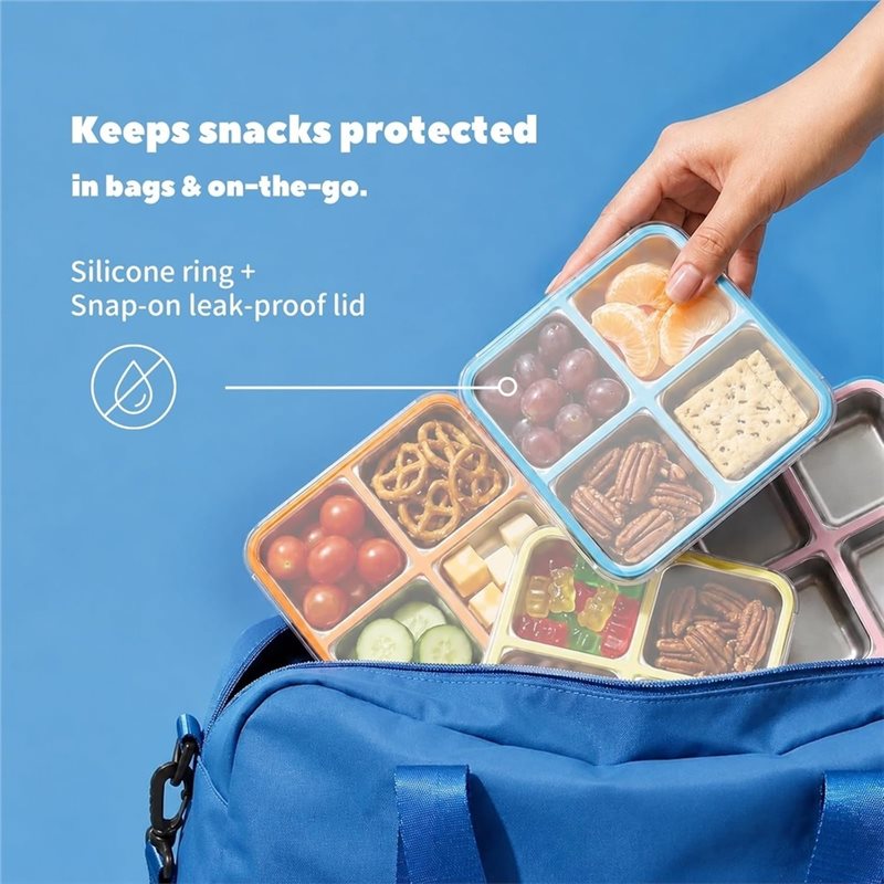 GIGI 4Pack Wadah Makanan Ringa - Food Storage Boxes With Lids ulasan dan harga