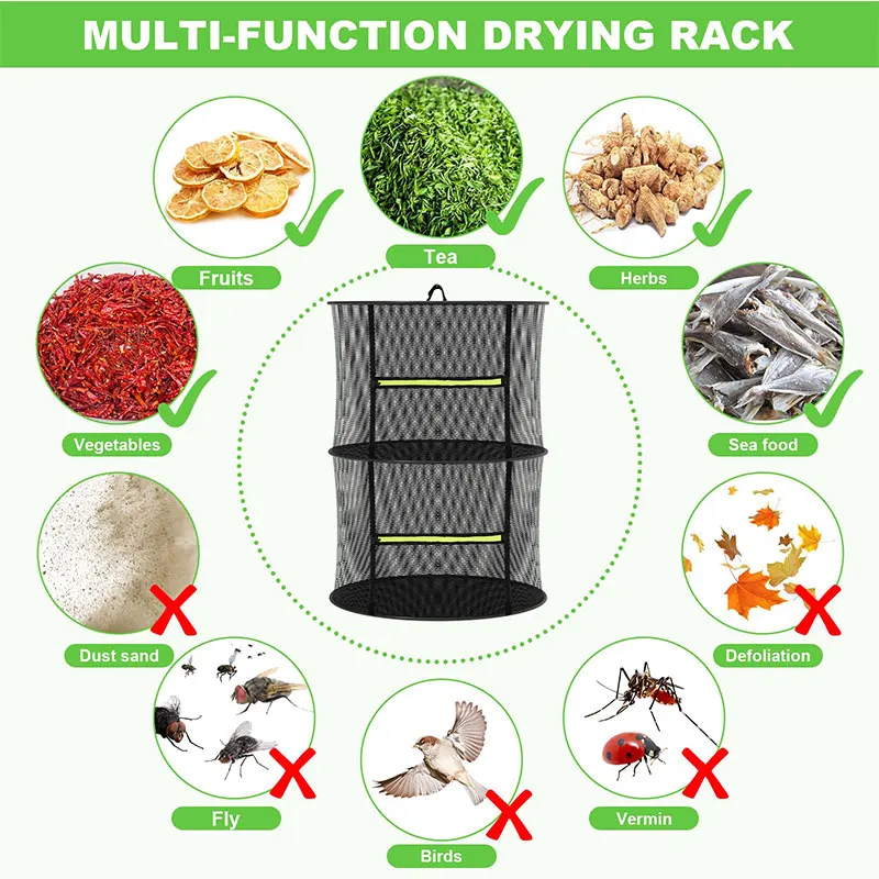 Jaring Pengering Makanan untuk - Food Storage Net ulasan dan harga
