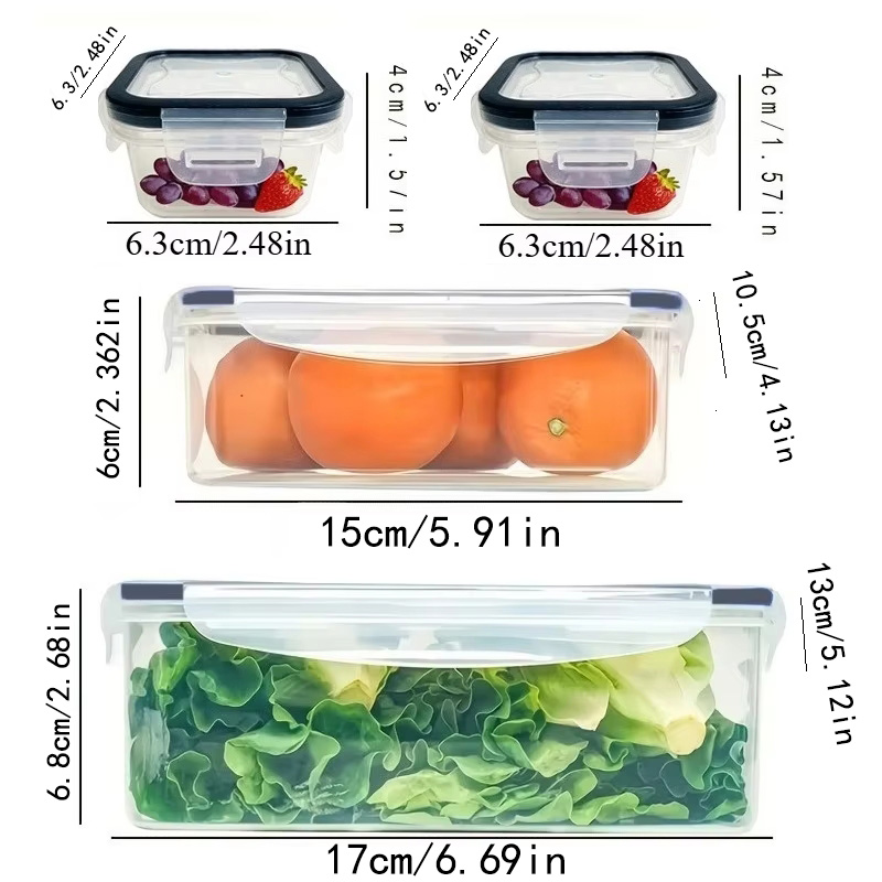 Set 8 Buah Termasuk 4 Wadah da - Food Storage Order ulasan dan harga