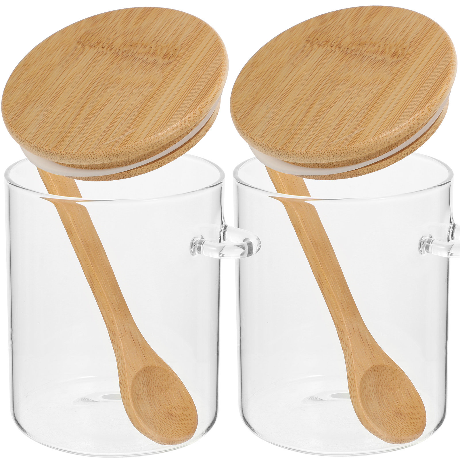2 Buah Wadah Penyimpanan Tepun - Food Storage Glass Jar ulasan dan harga