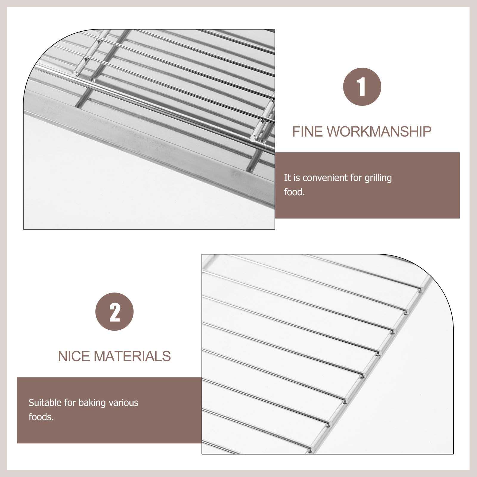 1Set Rak Kue Kawat Stainless S - Storage Food Tray ulasan dan harga