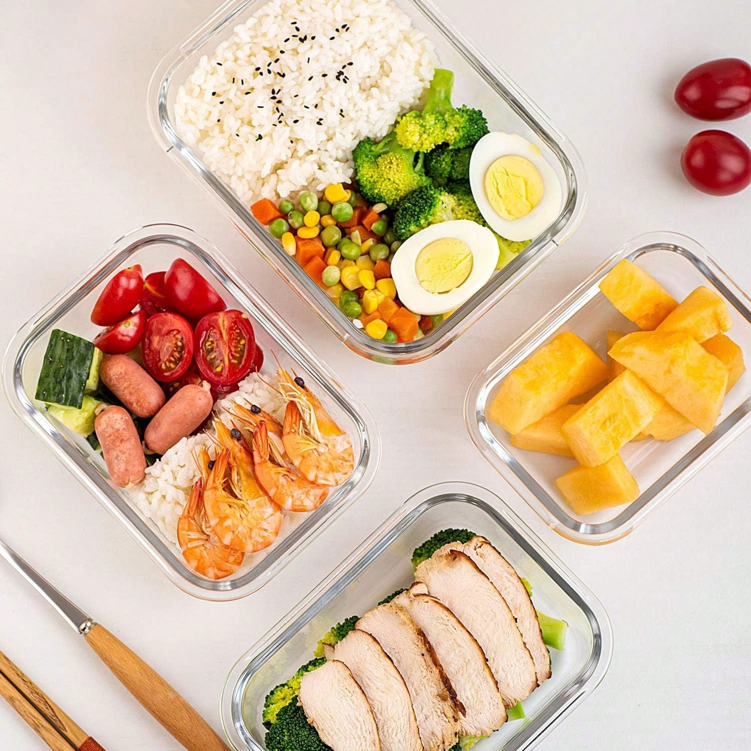 10 Wadah Makanan Kaca, Wadah P - Food Storage Order ulasan dan harga