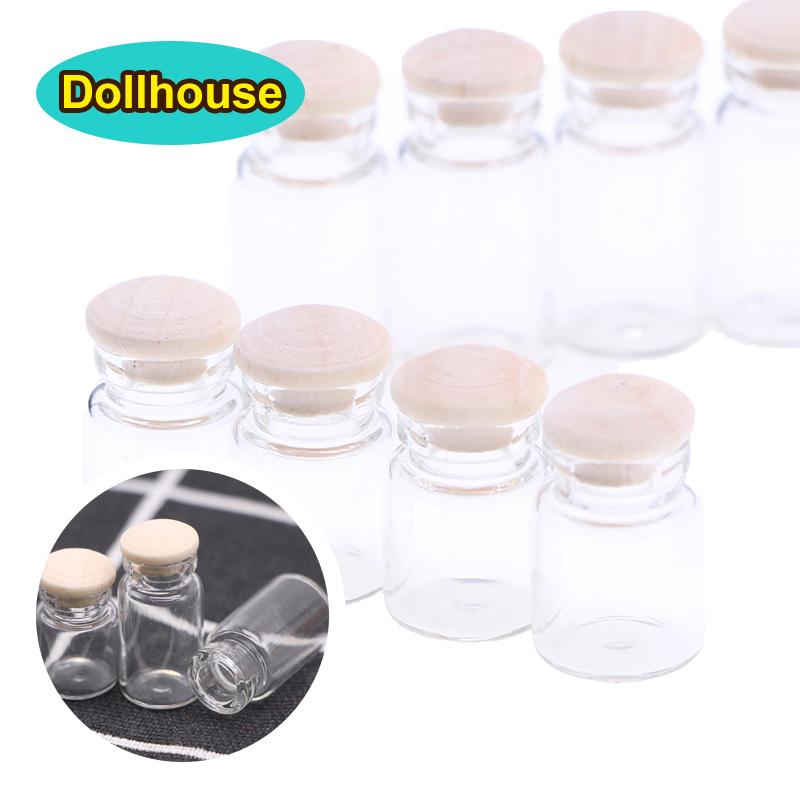 4 Buah 1:12 Rumah Boneka Minia - Food Storage Glass Jar ulasan dan harga