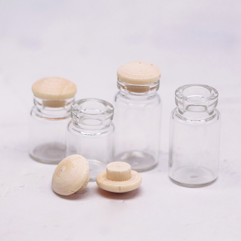4 Buah 1:12 Rumah Boneka Minia - Food Storage Glass Jar ulasan dan harga