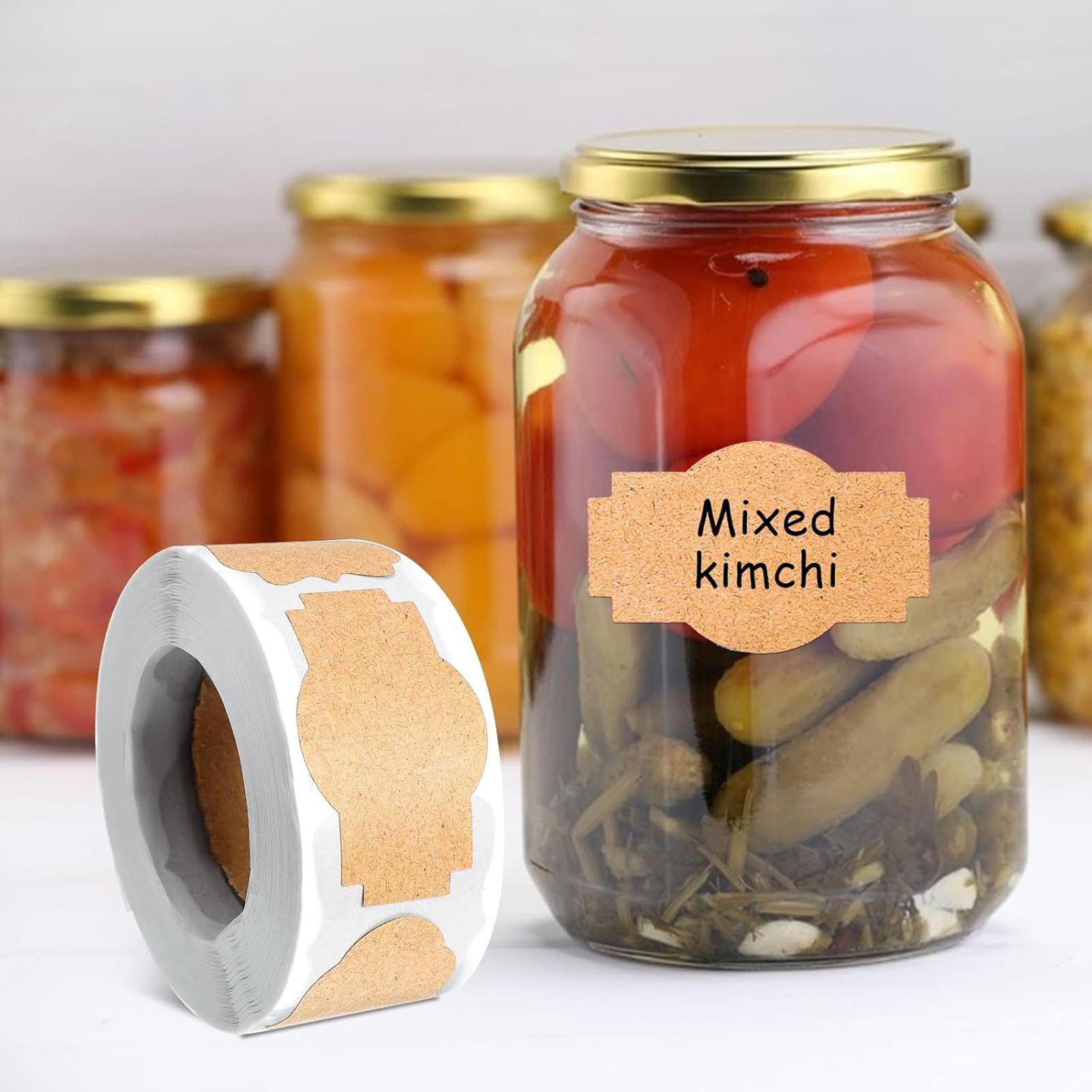 300 PCS Label Stiker Stoples K - Food Storage In Pantry ulasan dan harga