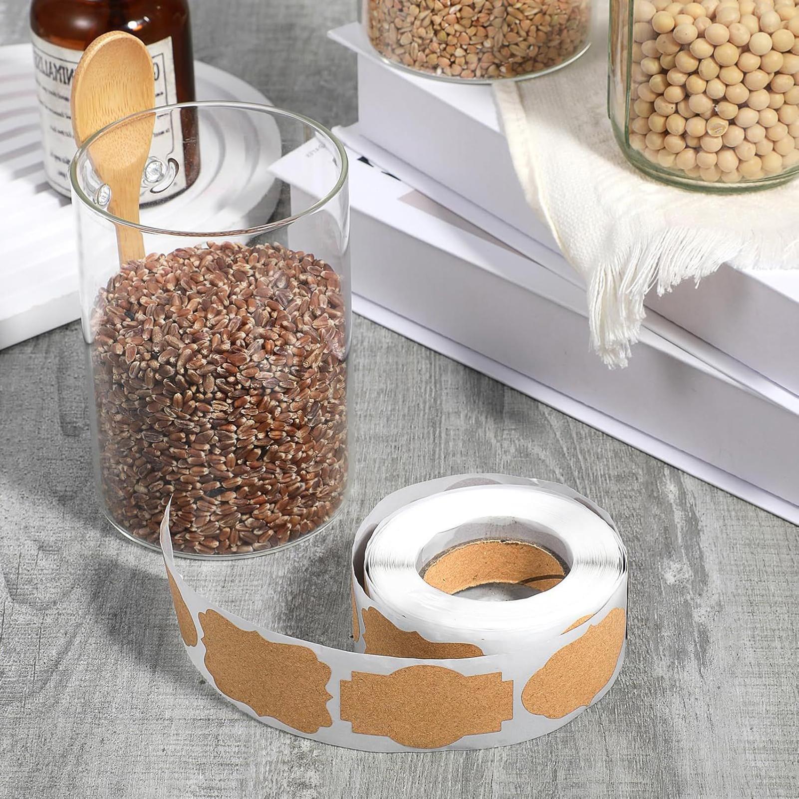 300 PCS Label Stiker Stoples K - Food Storage In Pantry ulasan dan harga