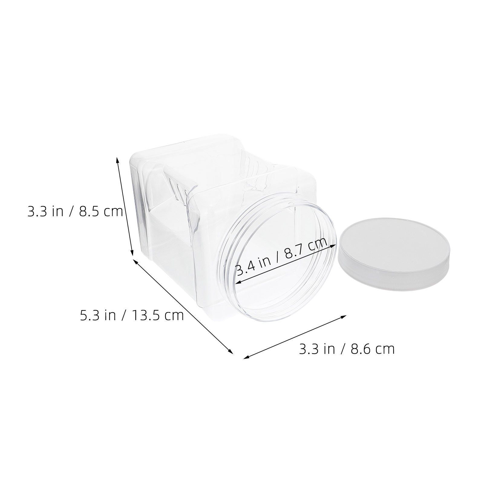 6 Buah Stoples Penyimpanan Ked - Food Storage Plastic Container ulasan dan harga