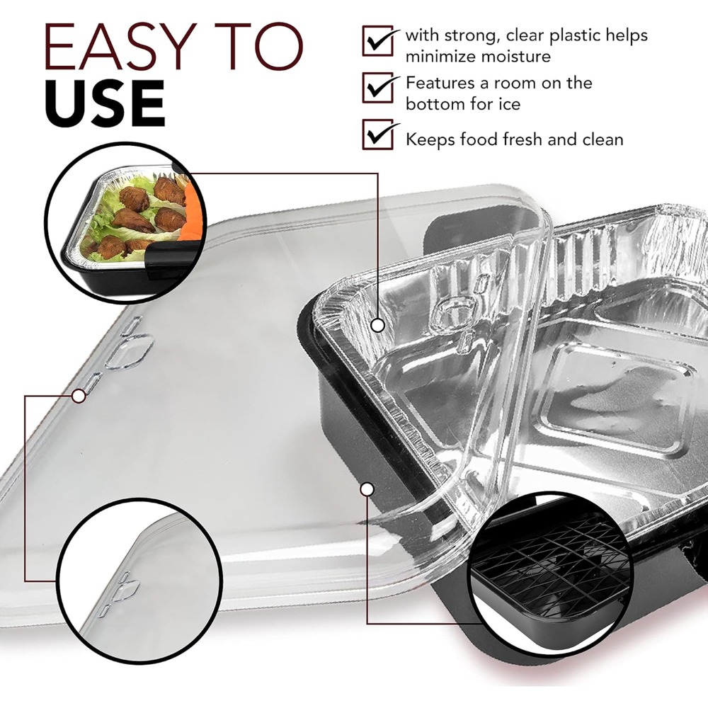 Panci Pembawa Aluminium Foil d - Food Storage Aluminum Containers ulasan dan harga