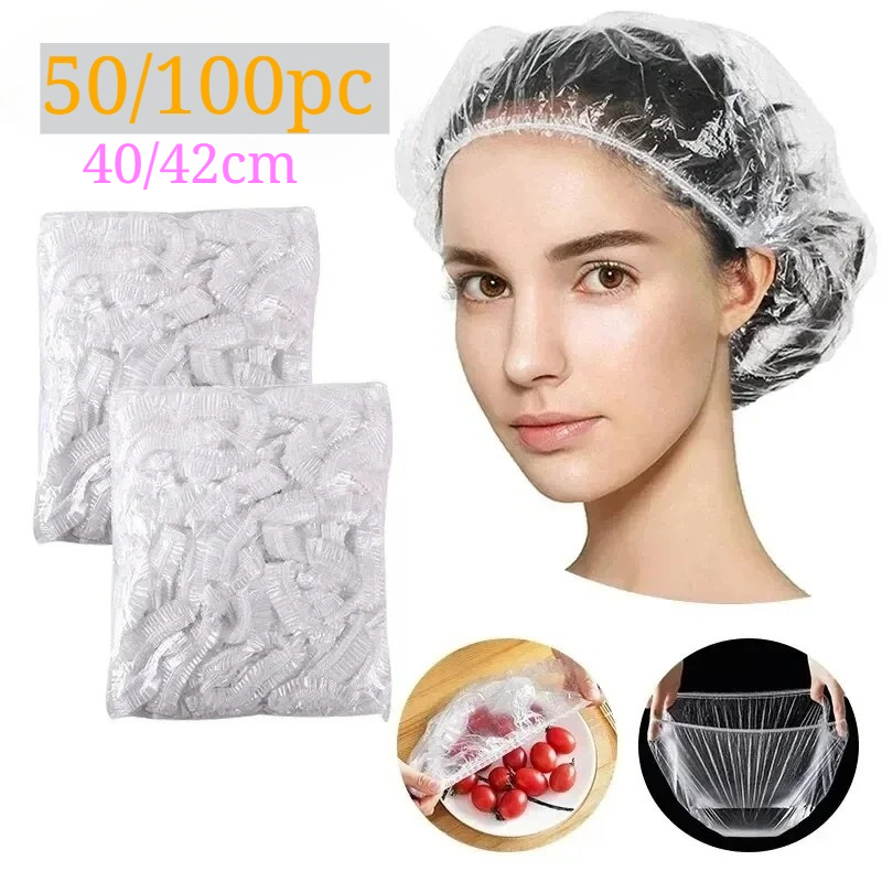 50/100 Buah 40/42Cm Topi Mandi - Food Storage Net ulasan dan harga