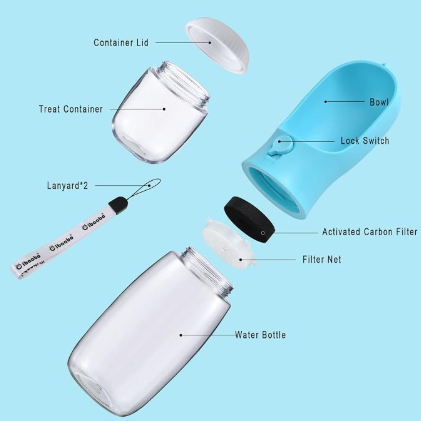 Botol Air Minum Anjing Kucing  - Food Storage Hiking ulasan dan harga