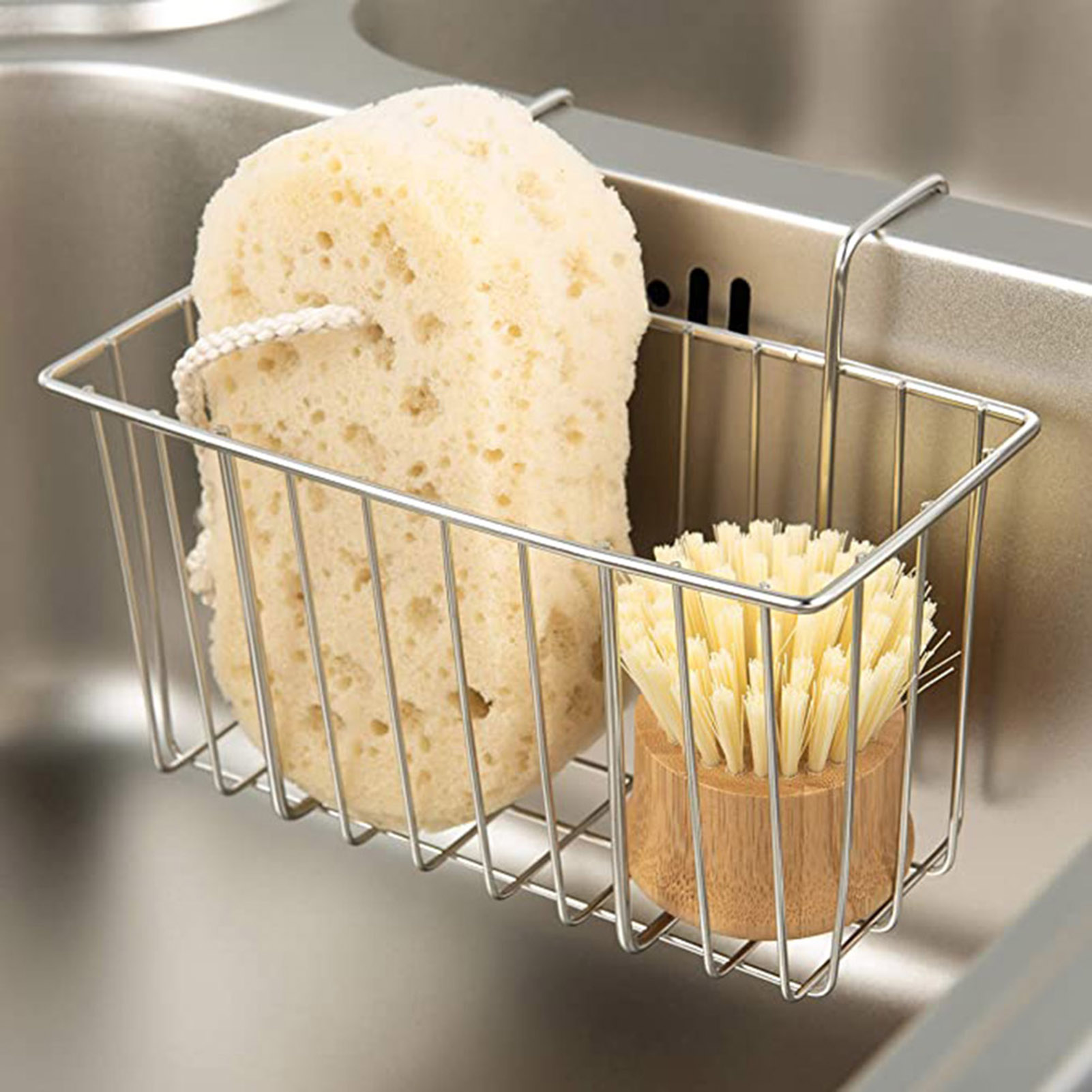 Keranjang Tempat Spons Dapur P - Food Storage For Restaurant ulasan dan harga