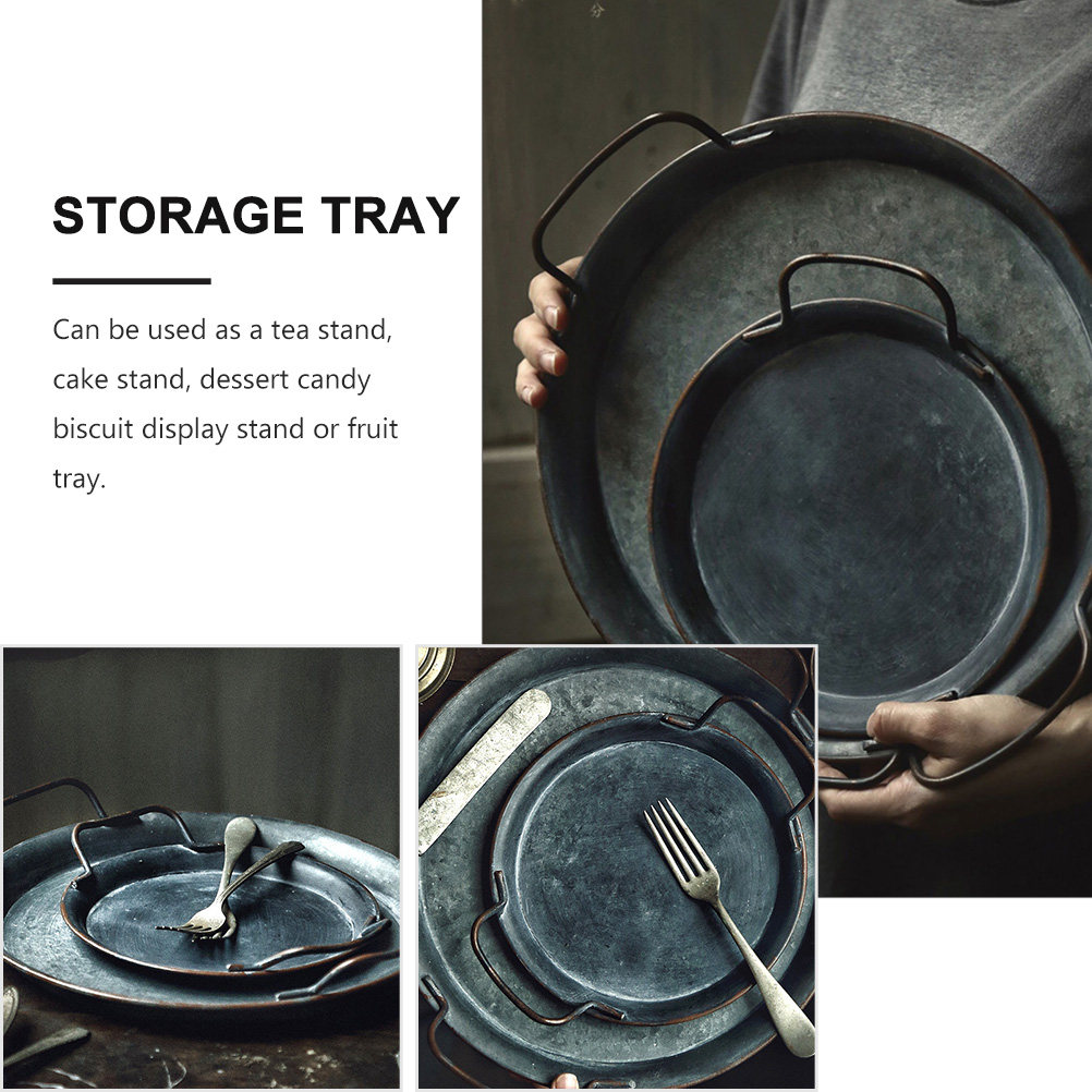 1Pcs Nampan Penyimpanan Besi V - Food Storage For Restaurant ulasan dan harga