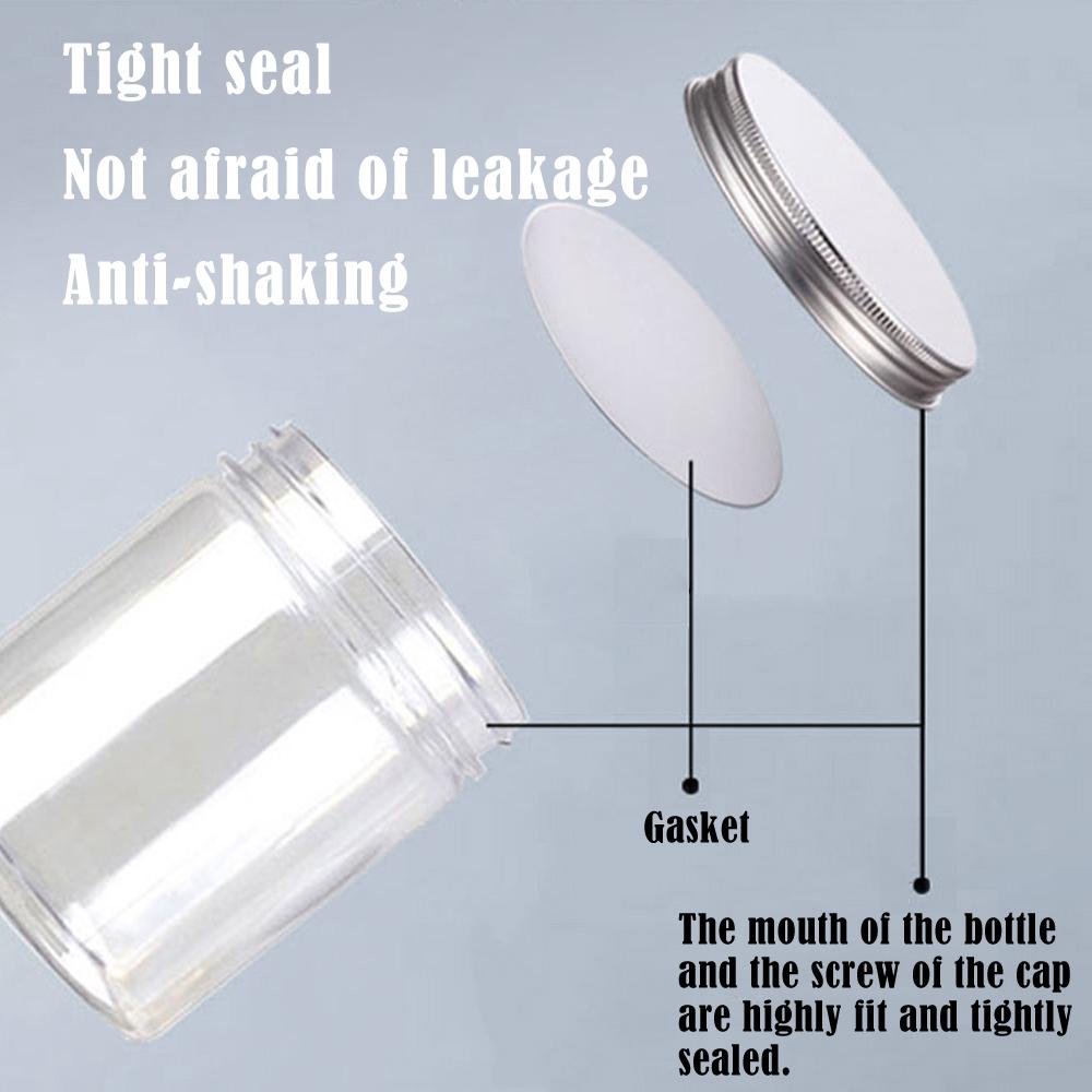Botol penyimpanan 5-10p, tutup - Food Storage Aluminum Containers ulasan dan harga