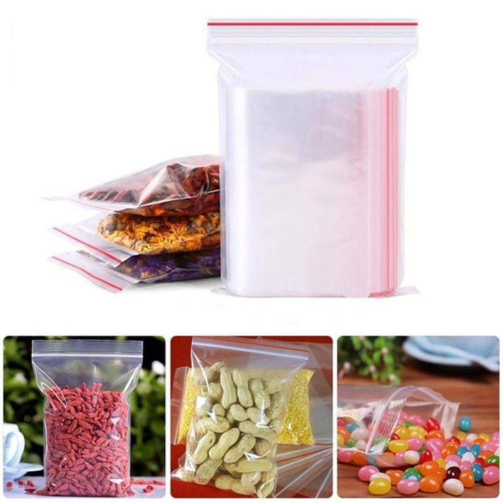 100-1000 Buah Tas Transparan D - Food Storage Lock Box ulasan dan harga